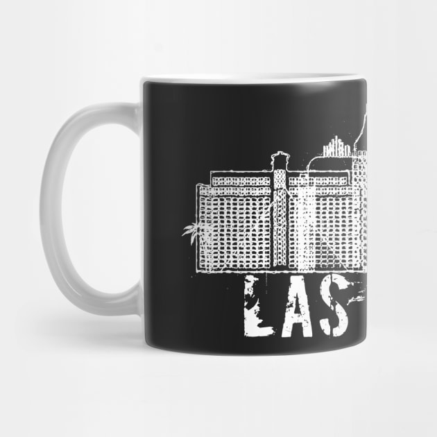 City of Las Vegas Skyline Graphic T-shirt by DimDom